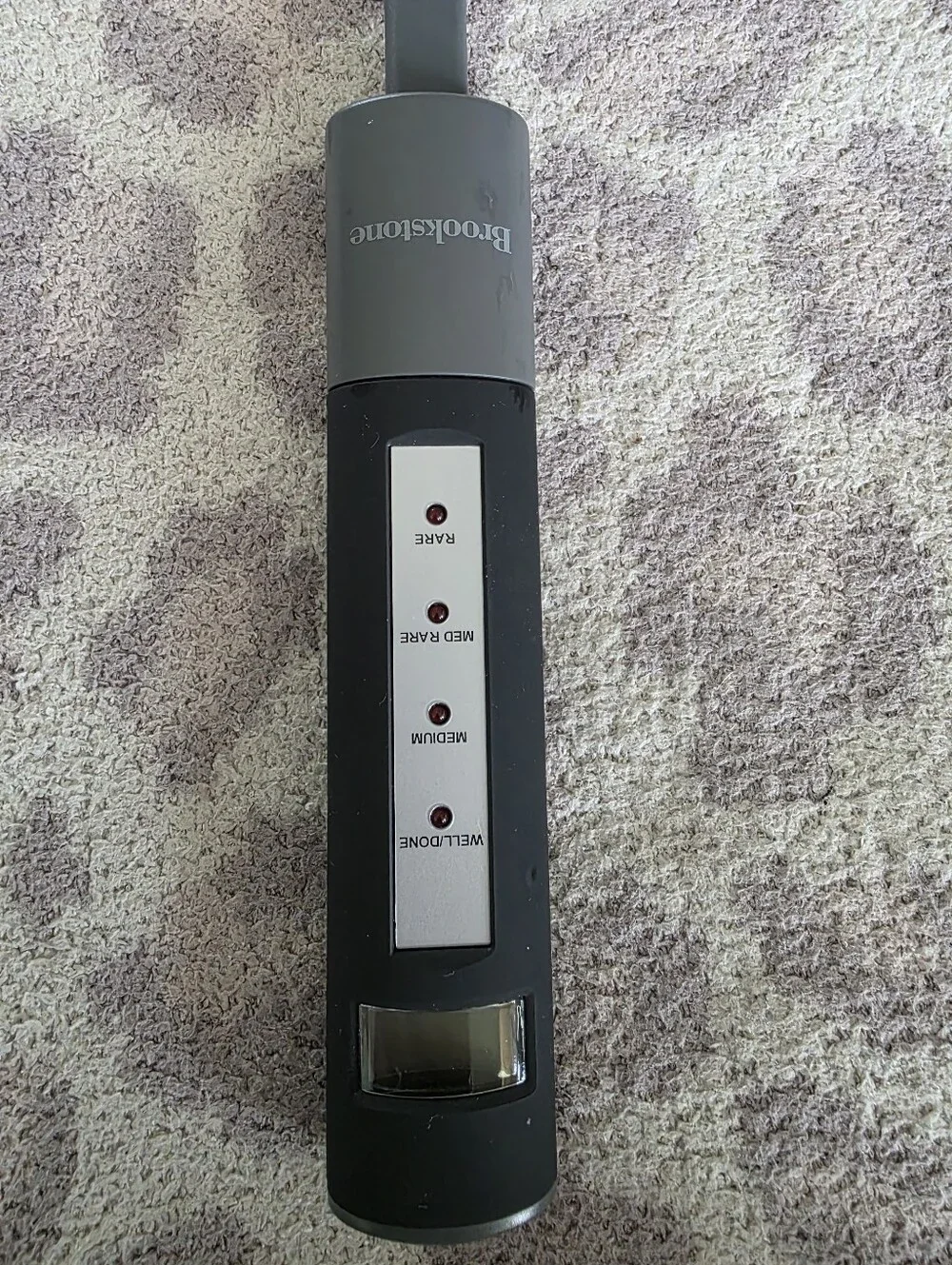 Brookstone Chef's Fork Digital Grill Thermometer Meat Stainless Steel Fork Cook